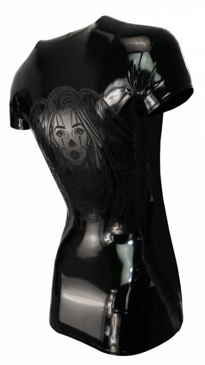 Latex-damen-shirt-chicano-style-black-laser-edition-made-by-rubbertech-clothing.com